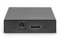 Digitus Rozdzielacz/Splitter HDMI 2-portowy, 4K 30Hz UHD 3D, HDCP 1.3, audio