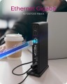 IcyBox IB-DK2241AC USB,HDMI,LAN,DVI-I,Mic