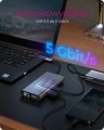 IcyBox Stacja dokująca IB-DK4040-CPD TYPE-C z dwoma interfejsami wideo
