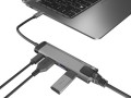 Natec Stacja dokująca Multi Port Fowler Go USB-C - Hub 2x USB 3.0, HDMI 4K, USB-C PD, RJ45