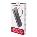 AXAGON HMC-4KX3 Wieloportowy hub USB 5Gbps, 3x USB-A, 2x HDMI + DP + GLAN +  SD/microSD + audio, PD 100W