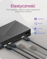 IcyBox Stacja dokująca IB-DK2246-C 11in1,HDMI,DP,LAN,TYPE-C