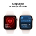 Apple Watch Series 11 GPS, koperta 42 mm z aluminium w kolorze rĂłĹźowego zĹota, pasek sportowy w kolorze Ĺagodnego rĂłĹźu - rozmiar S/M