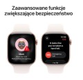 Apple Watch Series 11 GPS, koperta 42 mm z aluminium w kolorze rĂłĹźowego zĹota, pasek sportowy w kolorze Ĺagodnego rĂłĹźu - rozmiar S/M