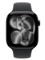 Apple Watch Series 11 GPS+Cellular koperta 42 mm z aluminium w kolorze onyksu, pasek sportowy w kolorze czarnym - rozmiar M/L