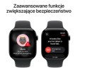 Apple Watch Series 11 GPS + Cellular, koperta 42 mm z tytanu w kolorze naturalnym, pasek sportowy w kolorze górskiej szarości - rozmiar S/M