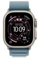 Apple Watch Ultra 3 GPS + Cellular 49mm  Koperta 49 mm z tytanu w kolorze naturalnym Opaska Alpine w kolorze jasnoniebieskim - rozmiar S