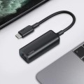 AUKEY CB-A30 aluminiowa karta sieciowa USB-C Gigabit 10/100/1000 Mbps RJ45 | 1 Gb/s | USB 3.0 Typ C | diody LED