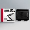 AXAGON STND-LRB Podstawa do laptopów aluminiowa 10-17,3 cala regulowana wysokość, obrotowa o 360 stopni, Czarna