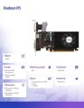 AFOX Karta graficzna Radeon R5 230 1GB DDR3 64Bit DVI HDMI VGA LP