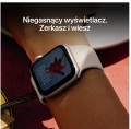 Apple Watch SE 3 GPS koperta 44 mm z aluminium w kolorze księżycowej poświaty, pasek sportowy w kolorze księżycowej poświaty - rozmiar S/M