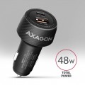 AXAGON Ładowarka samochodowa PWC-PQ48 48W z 2 portami, PD3.0, QC4+