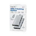LogiLink Stacja dokująca USB3.2 ,USB-C, 8-portow, PD