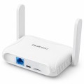 Qoltec Router Home&Travel 4G LTE WiFi 6 | AX300 | 2.4GHz | Dual Antena |USB-C | Micro SIM