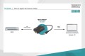 Digitus Karta sieciowa przewodowa USB 3.0 A do RJ45 Gigabit SFP Ethernet 1 Gbps Fiber Chipset RTL8153