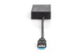 Digitus Karta sieciowa przewodowa USB 3.0 A do RJ45 Gigabit SFP Ethernet 1 Gbps Fiber Chipset RTL8153