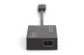Digitus Karta sieciowa przewodowa USB 3.0 A do RJ45 Gigabit SFP Ethernet 1 Gbps Fiber Chipset RTL8153
