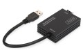 Digitus Karta sieciowa przewodowa USB 3.0 A do RJ45 Gigabit SFP Ethernet 1 Gbps Fiber Chipset RTL8153