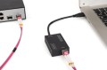 Digitus Karta sieciowa przewodowa USB 3.0 A do RJ45 Gigabit SFP Ethernet 1 Gbps Fiber Chipset RTL8153