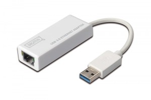 Digitus Karta sieciowa przewodowa USB 3.0 do Gigabit Ethernet 10/100/1000Mbps