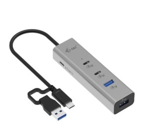 i-tec Uniwersalny metalowy ładujący HUB 2xUSB-C/2xUSB-A PD 85W