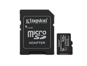 Kingston Karta pamięci microSD 512GB Canvas Select+ G3 150MB/s Adapter