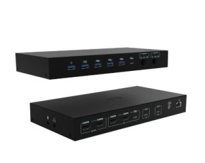 i-tec Stacja dokująca USB-C KVM Dock PRO Three Hosts Dual Video 2x Power Delivery max 92W