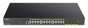 D-Link Przełącznik DGS-1250-28XMP 24GE PoE+ 4SFP+