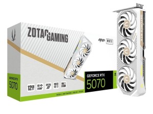 ZOTAC Karta graficzna GeForce RTX 5070 AMP 12GB GDDR7 192bit 3DP/HDMI biała