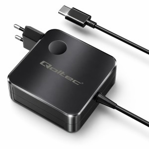 Qoltec Ładowarka sieciowa GaN 100W | USB-C PD | 5-20V | 3-5A