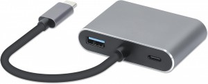 iBOX Hub USB Typ-C 4w1 4k 30Hz VGA