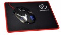 Rebeltec Podkładka pod mysz dla gracza z obszyciem Slider S+ rozmiar 250 x 200 x 3mm