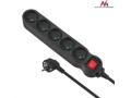 Maclean Listwa zasilająca 5g 3m MCE184 2300W Czarna