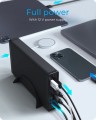 IcyBox Obudowa IB-382H-C31 2,5/3,5 HDD z wbudowanym HUB 1xUSB-C, 2xUSB -A,  12V2A