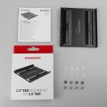 AXAGON RHD-125B Ramka metalowa do montażu 1x 2.5" HDD w pozycji 3.5" Czarna