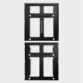 AXAGON RHD-225 Ramka metalowa do montażu 2 x 2.5" w pozycji 3.5" Czarna