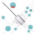 i-tec Stacja dokująca USB-C Metal Nano Dock HDMI/VGA with LAN + Universal Charger 100W