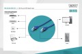 Digitus Patch cord U/UTP kat.5e PVC 2m niebieski