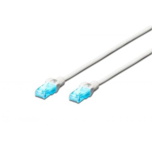 Digitus Patch cord U/UTP kat.5e PVC 1m szary