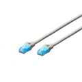 Digitus Patch cord U/UTP kat.5e PVC 10m szary