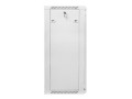 Lanberg Szafa instalacyjna wisząca 19'' 22U 600X450mm szara (drzwi       szklane)