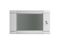 Lanberg Szafa instalacyjna wisząca 19'' 6U 600X600mm szara (drzwi        szklane)