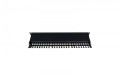Digitus Panel krosowy (patch panel) 19'' 24x RJ45, kat.6, ekranowany, LSA poziom, prowadnica kabli, pola opisowe, 1U, czarny (kompletny)