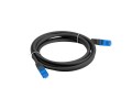 Lanberg Patchcord kat.6a S/FTP CCA 1.0m Czarny