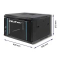 Qoltec Szafa RACK 19 cali | 6U | 600 x 370 x 600