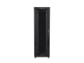 Lanberg Szafa instalacyjna rack stojąca 19 42U 800x1200 czarna, drzwi szklane LCD (Flat pack)