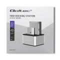 Qoltec Stacja dokująca dysków 2xHDD/SSD | 2.5"/3.5" SATA | USB 3.0 |    Klonowanie