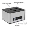 Qoltec Stacja dokująca dysków 2xHDD/SSD | 2.5"/3.5" SATA | USB 3.0 |    Klonowanie