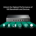 TP-LINK Przełącznik SX105 Switch  Desktop 5x10GE