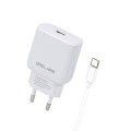 Beline Ładowarka sieciowa 25W GaN USB-C + kabel USB-C, biała